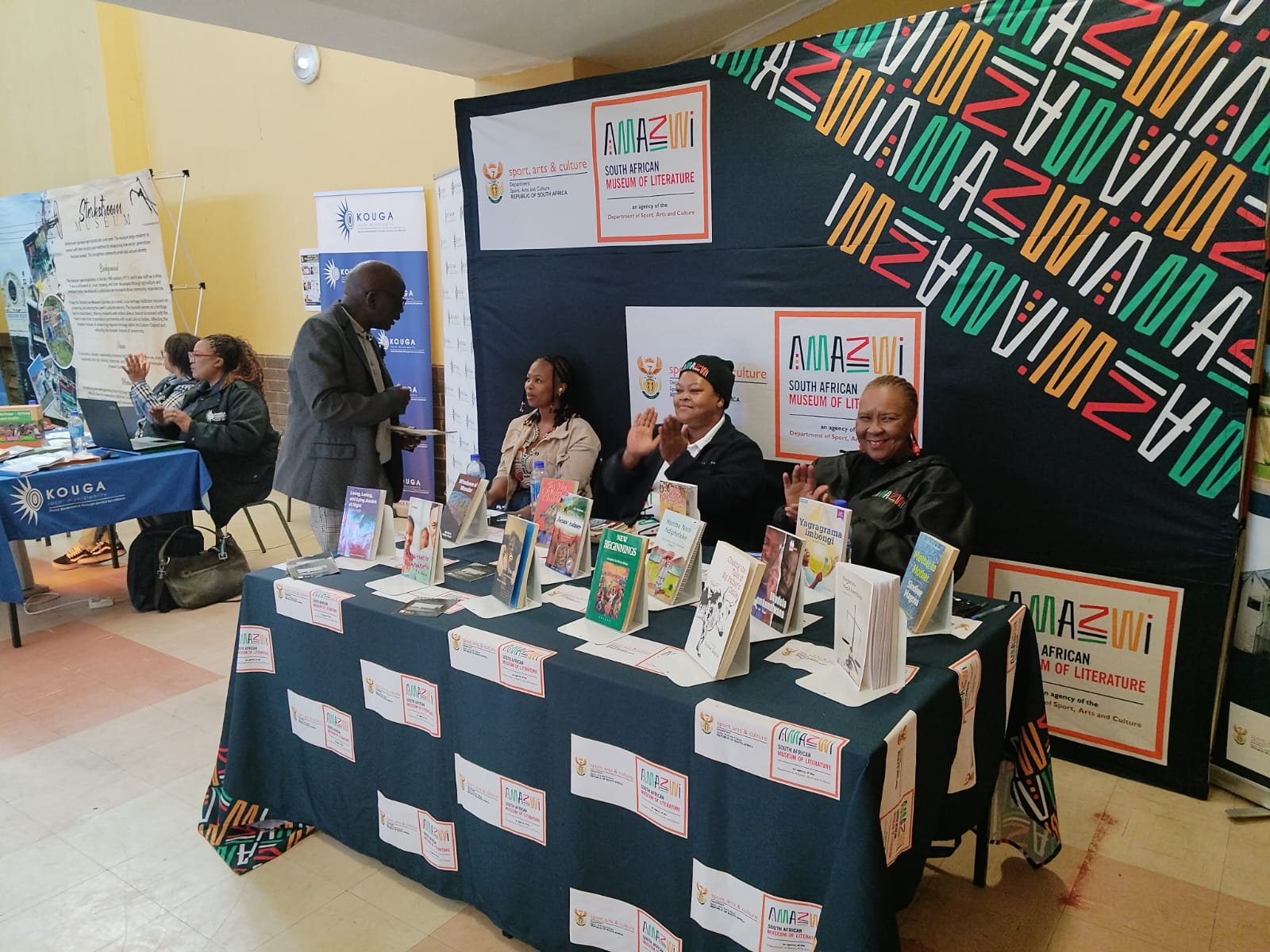 Kouga FM at the Amazwi South African Museum of Literature event