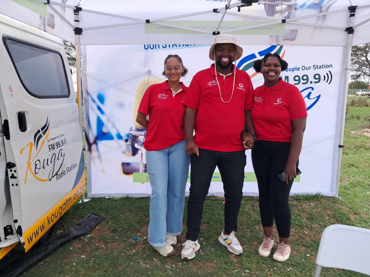 Kouga FM team at a community outside broadcast