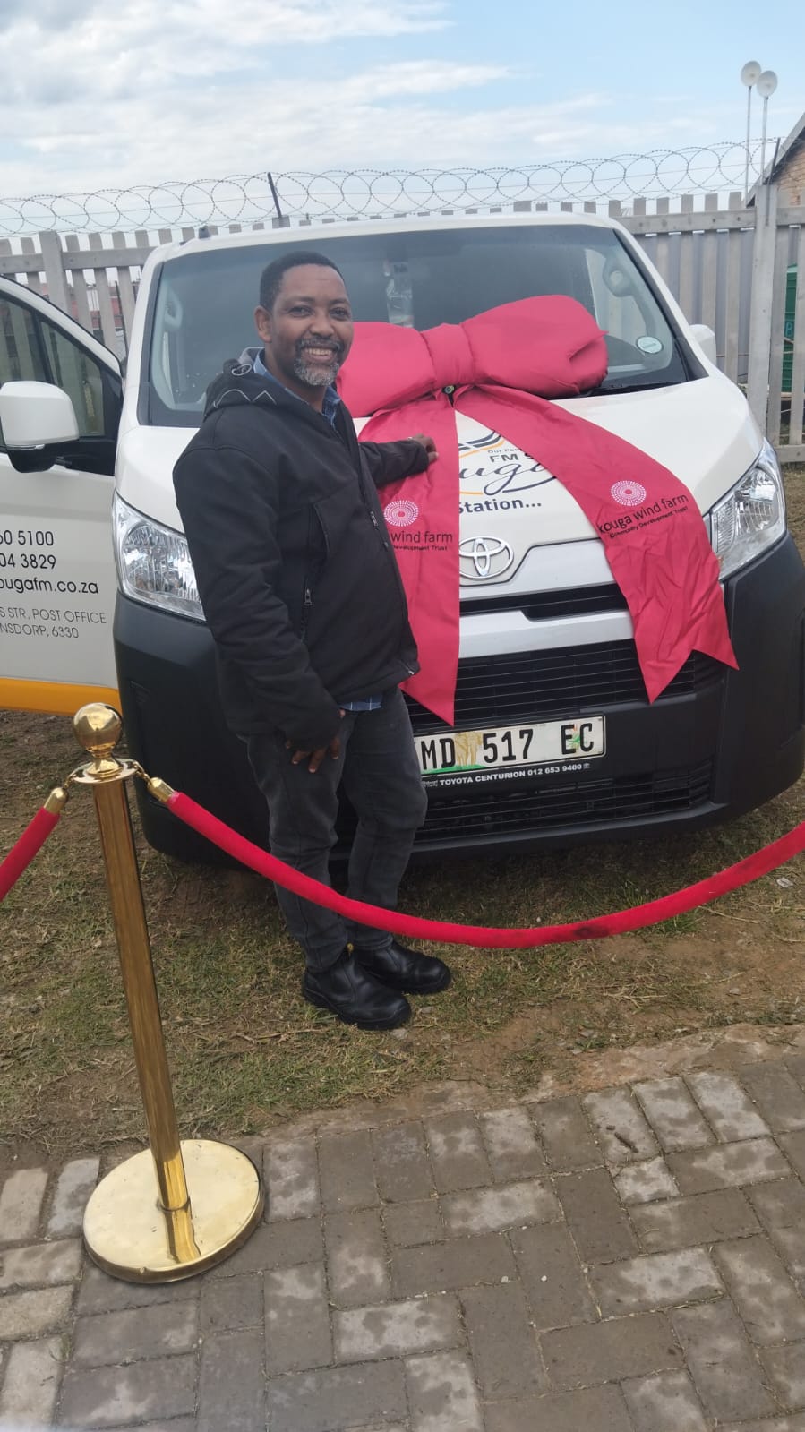 Kouga Wind Farm vehicle handover to Kouga FM